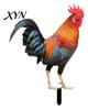 Weather Resistant Yard Decor Realistic Acrylic Animal Stake, 2D Flat Chicken Goose Bird Garden Stake Decoration Bunny Sign for Pathway, Patio,