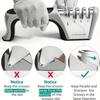 4-in-1 Sharpener Multi-purpose Household Kitchen Gadgets Tungsten Steel Grindable Scissors Tool Quick Sharpening Stone Bar