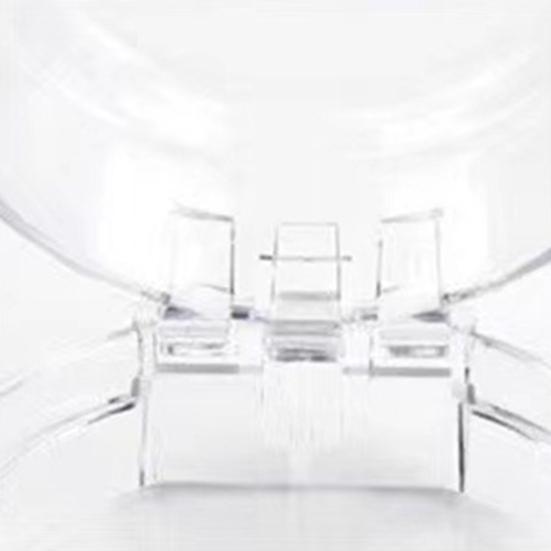 1 пара крышек для плиты, безопасные, прозрачные, термостойкие, ПК, кухонный защитный экран, ручка для газа