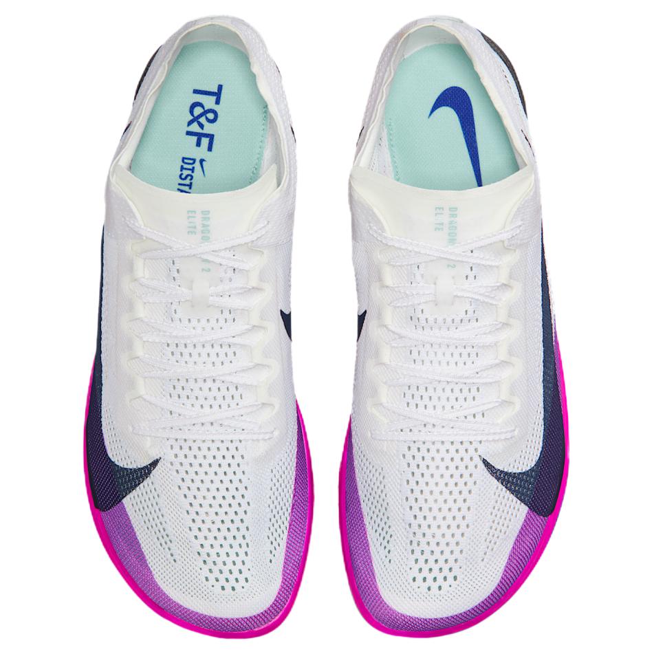 Nike Шиповки мужские adidas Dragonfly 2 Elite Белый/Гиперфиолетовый/Ярко-красный/Обсидиан Черный FZ9315-100