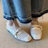This Summer, the Inner Height of Good Goods Is Increased, French-style Woven Hollow Bag Head Sandals, Women's Versatile and Comfortable One-word Belt,
