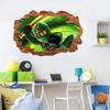 Ninjago Game Stickers Cartoon Anime Wall Stickers Children's Room Self-adhesive PVC Wall Decoration Stickers