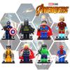 Avengers The Super Heroes Mini Building Blocks Diy Spiderman Toys Kids Gifts Fan