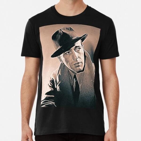 Humphrey Bogart Art - vintage paint Made in Australia Mens Tshirt S to 2XL