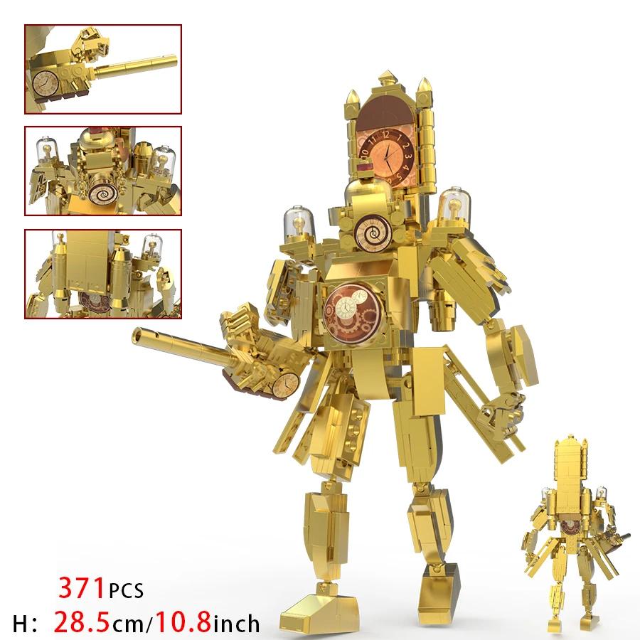 Moc Skibidi Toilet Figures Model Blocks Titan Cameraman Speakerman Construction Toys Party Halloween Decoration Boys Gifts