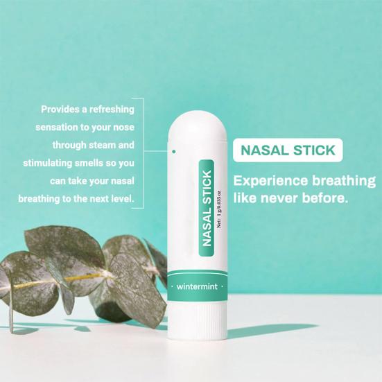 Yousheng 4Pcs Nasal Sticks Portable Nasal Inhaler Aromatherapy Sinus Congestion Relief Essential Oils Stress Relief Non-Medicated Sticks