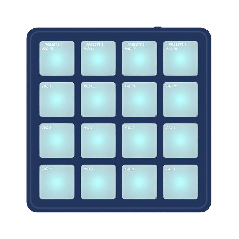Portable RGB MIDI Drum Pad DJ Keyboard Controller