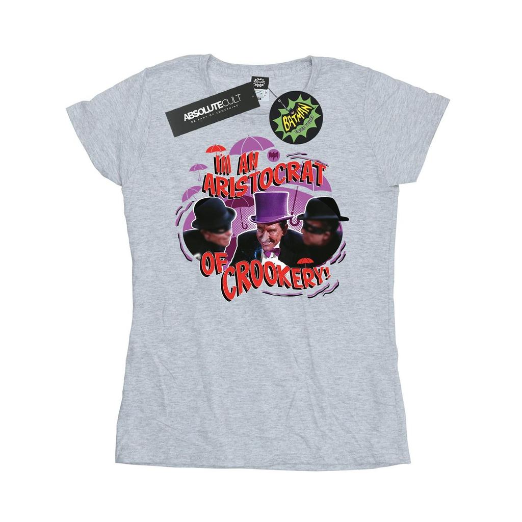 DC Comics Womens/Ladies Batman TV Series The Penguin Aristocrat Cotton T-Shirt