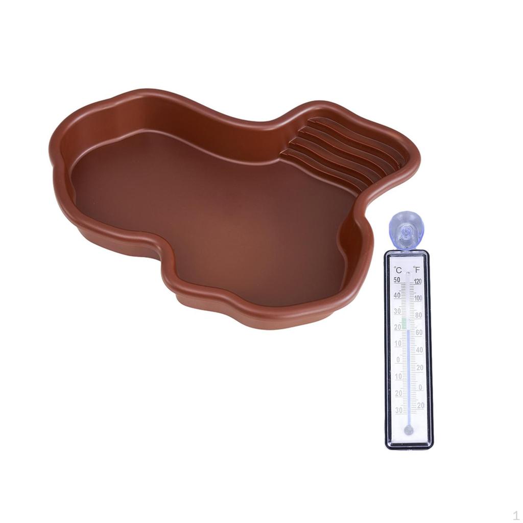 Блюдо для купания рептилий, бассейн для кормления, декор для среды обитания, черепаха, вода для змей, бородатых