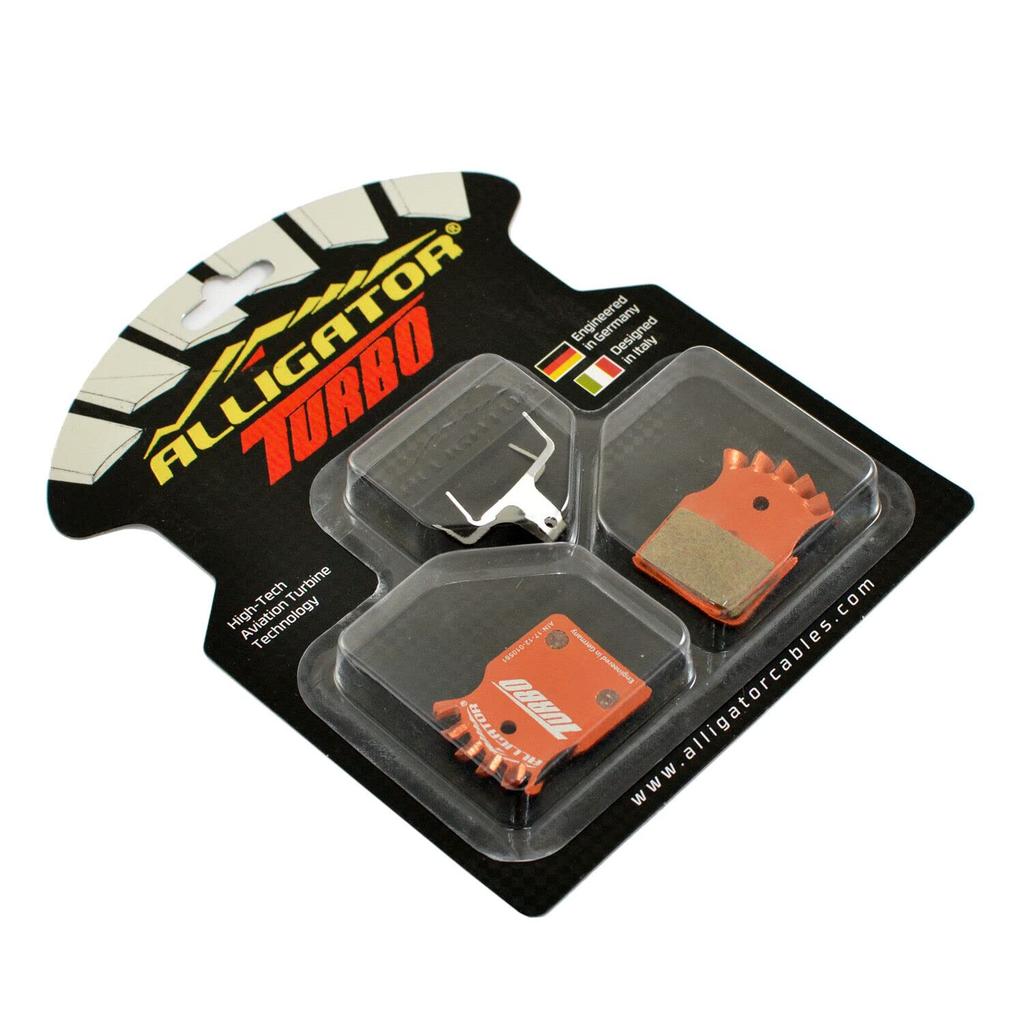 Тормозные колодки Alligator Turbo для дисковых тормозов для Tektro TRP 2 AR2438 HD-M740/M735/M730/M520/E710, Hylex, упаковки,