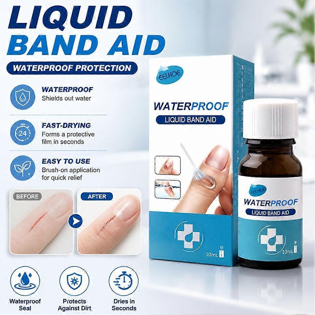 Liquid Band Aid 10ml Waterproof Skin Protectant for Cuts and Scrapes Fast Drying
