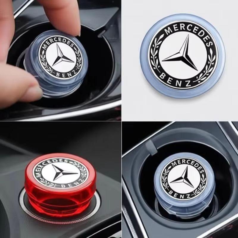 CQZ1 Крышка прикуривателя автомобиля с логотипом Mercedes Benz, пылезащитный колпачок, класс A B C E W203 W205 W206 W220 W211 W212 W201 колпак ступицы