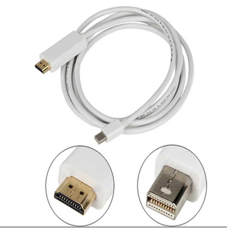 1.8m Mini DisplayPort to HDMI Thunderbolt Adapter Cable for Mac/TV