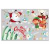 New Christmas Detachable Santa Window Glass Decal Home Store Decoration Wall Sticker