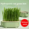 Elephant Cat Grass Cup Hydroponic Cat Grass Box Soilless Planting Easy To Grow Easy Operate Cat Grass Pot Set Pet Supplies