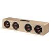 Bluetooth Speaker Maximum Output 12W Bluetooth Smartphone Speaker Wooden Wireless Speaker (Natural)