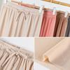 Women's Summer Thin Ice Silk Wide Leg Pants with A High Waist and A Drooping Feeling. Casual Pants Appear Slim, Loose, and Narrow Straight Leg Pants