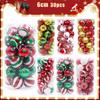 30PCS New Plastic Christmas Balls 6cm DIY Gifts Christmas Tree Ball Ornaments Multicolor Party Supplies New Year