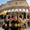 Новогодние реквизиты, забавный фон для фотосессии, черно-золотой, ручной, 2026 год, для женщин, семьи, детей, для дома.