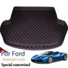 Коврик в багажник автомобиля для Ford Mustang 2015 2016 2017 2018   коврик для груза ковер аксессуары для интерьера чехол
