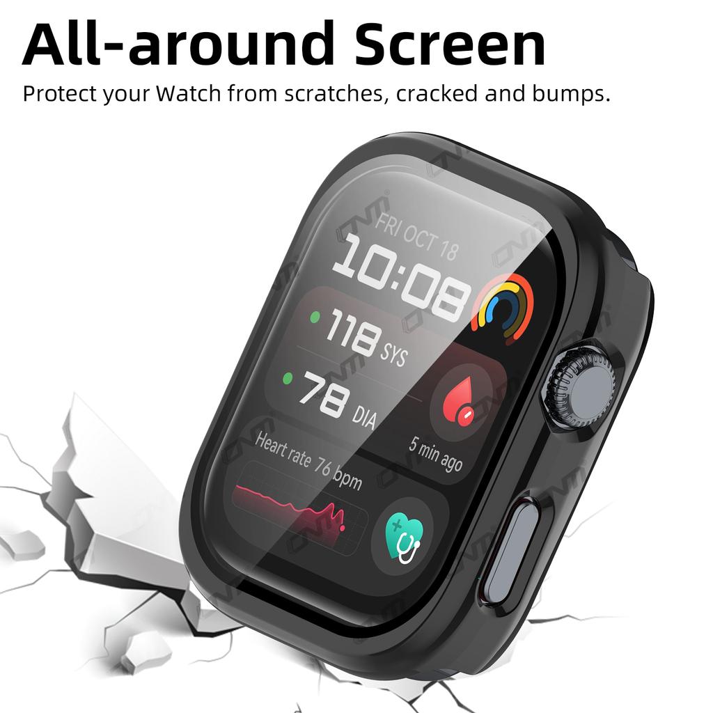 Case for Huawei Watch D2 Tempered Glass Screen Protector & Hard PC Protective Bumper Anti-scratch Cover Accessories