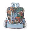 Casual Backpack Women's Fashion Print Large Capacity Anti-theft Backpack