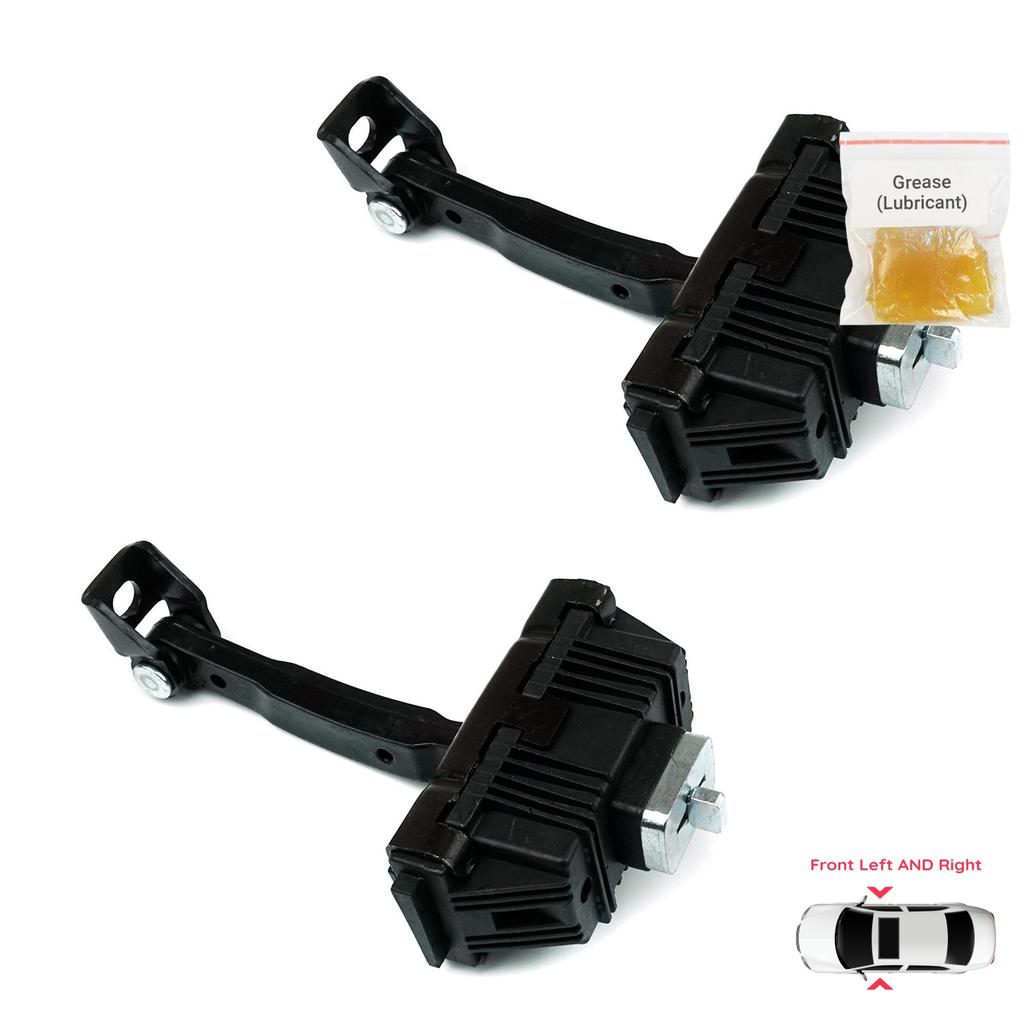 EDP1079-1 2 Pieces Front Left AND Right Door Catch Hinge Brake Stop Check Strap Limiter for BMW X5 E53 1999-2006 51218402502