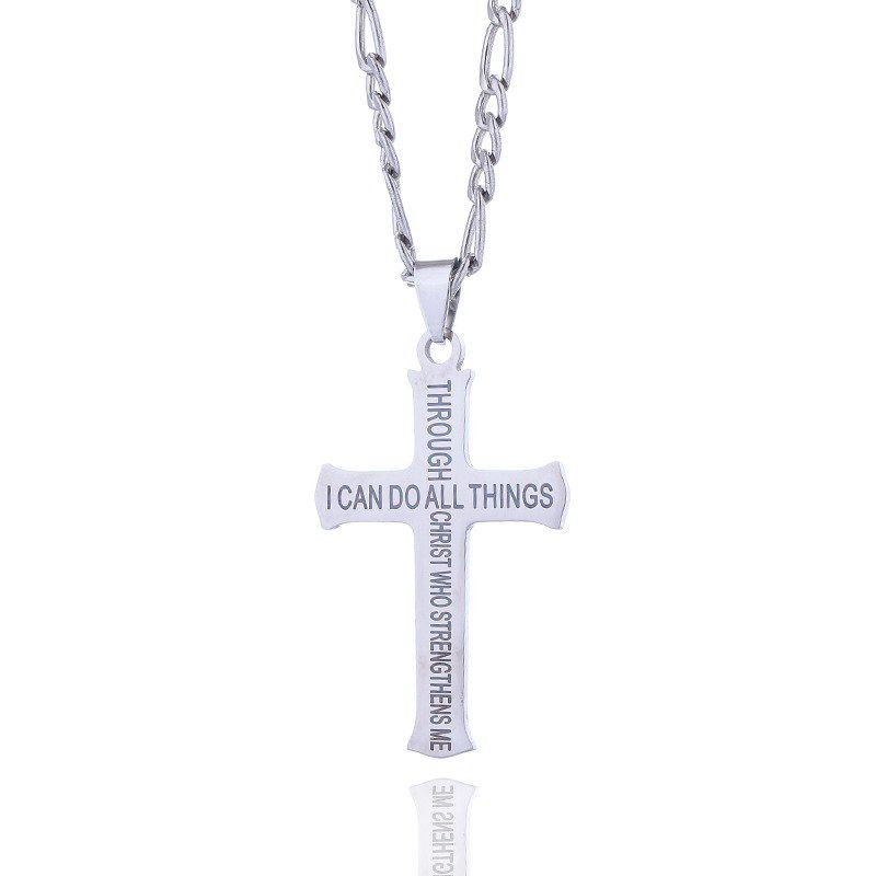 Популярное ожерелье Cross Vintage, подходящее для ежедневного ношения, 1 шт., модное ожерелье с подвеской