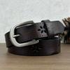 Ремень женский кожаный полый ретро повседневный джинсовый ремень первый слой пряжка осенне-зимний ремень