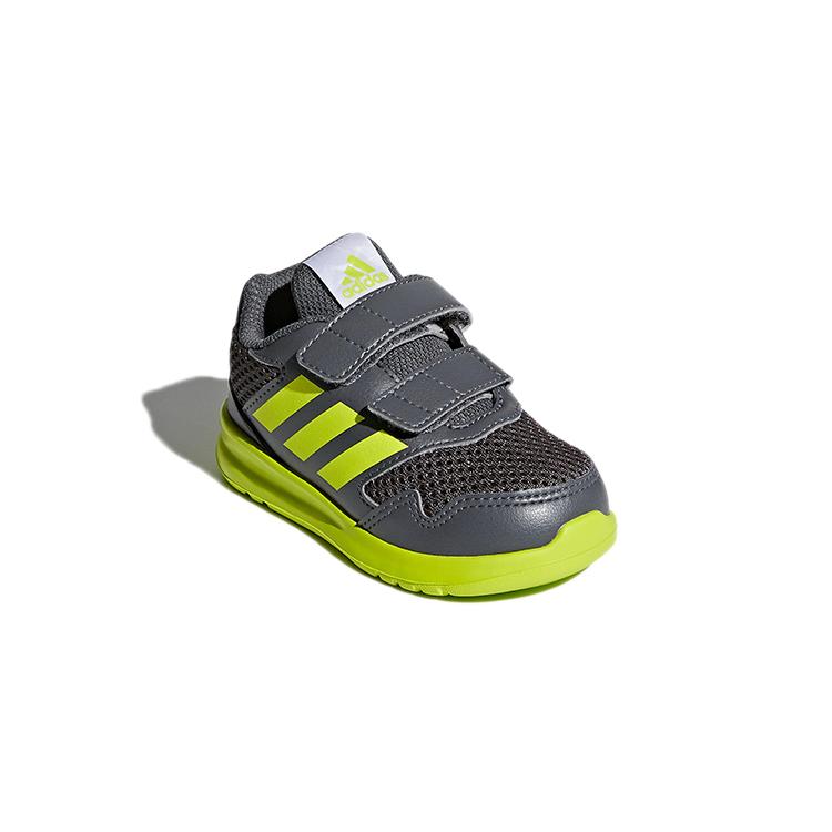 adidas Altarun CF I Устойчивые к истиранию Низкие детские кроссовки Серый Желтый Для младенцев и малышей CQ0025