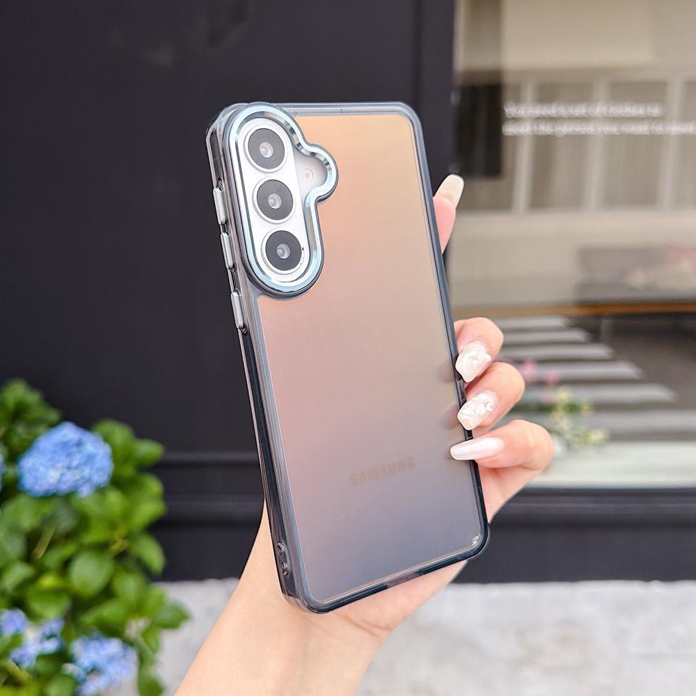 KEYSION Лазерный градиентный цветной чехол для телефона Samsung Galaxy S24 S25 S26 Ultra 5G S26+ S25 FE TPU+PC Ударопрочная задняя крышка