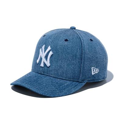 MLB 59FIFTY NY Washed Размер Нейян Вазден Размер 25J Кепка с предварительно изогнутым козырьком, Деним, 8, PC5950, Белый,