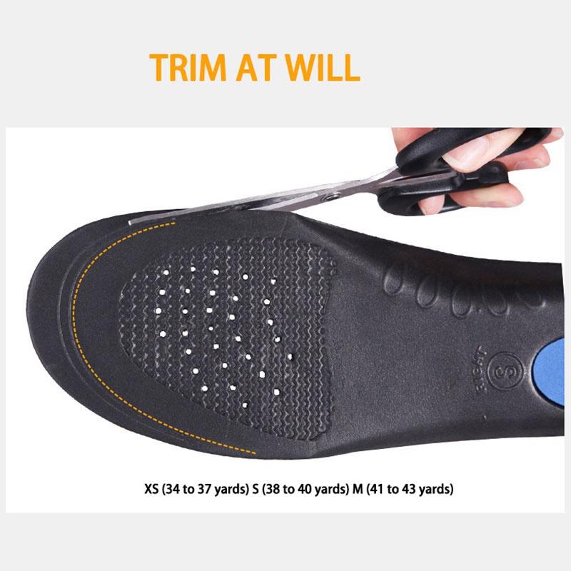 Ортопедические стельки 3D Arch Support с плюшевой тканью - высота 3 см, дышащие и амортизирующие