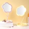 Detachable Sunflower Shaped Dressing Mirror Cute Table Mirror Durable Desktop Makeup Mirror  Home