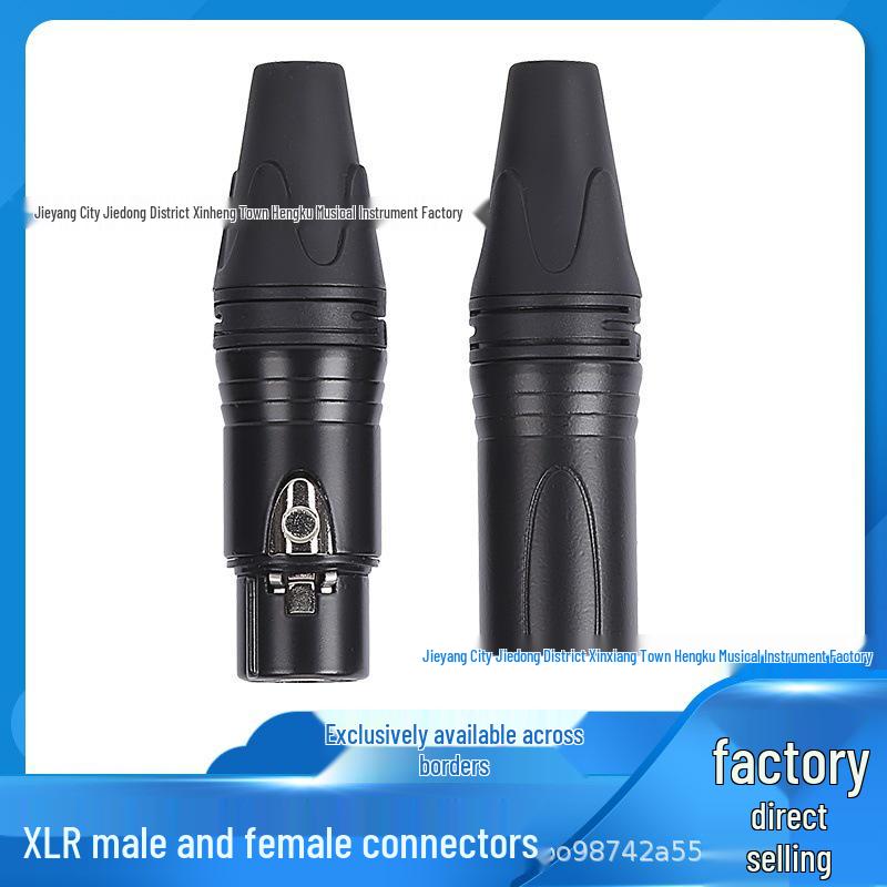 Эксклюзивный трансграничный аудиоразъем Cannon XLR: 3-контактный разъем-папа/мама для микшера