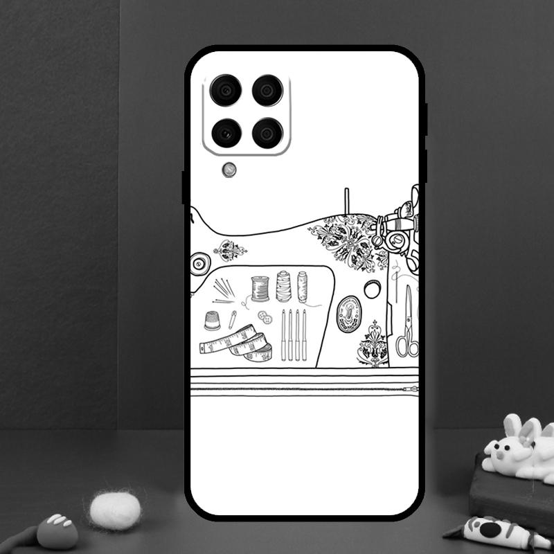 Швейная машинка Для Samsung Galaxy M33 M13 M23 M53 M15 M55 M31 M51 M14 M34 M54 M20 M30s M32 M52 Чехол для телефона