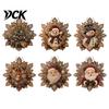 Festive Home Decor Accents Christmas Faux Pearl Art Hanging Ornament Kit, DIY Beads Painting Artistic Holiday Party Supplies Suncatcher, Snowflake