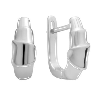 Серебряные серьги без камней (2187493)