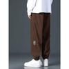 Casual Sports Corduroy Loose Trendy Brand Men's Trousers Straight Multi-pocket Overalls