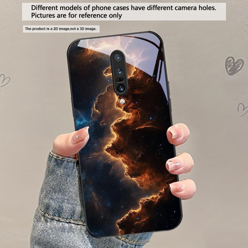 Горячий оранжево-золотой цвет Для OnePlus Ace 2 3 2V 5 Pro Nord CE 2T 2 3 Lite N20 N30 6 7T 8 8T 9 10 Pro 11R 12R 13R Стеклянный чехол для телефона