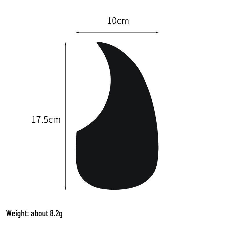 Накладка на гитару для 38", 40", 41" – Цветная неправильная форма, Наклейка с рисунком, Аксессуар