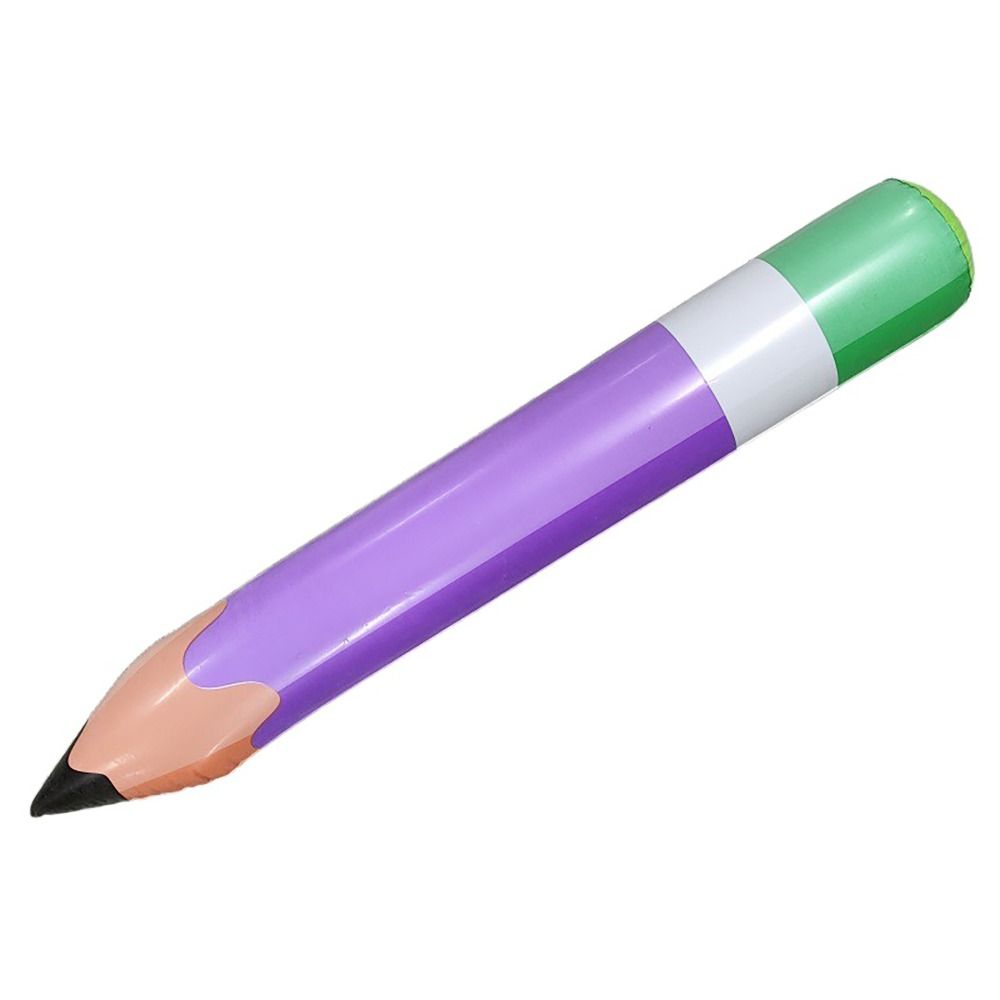 Дизайн в мультяшном стиле Гигантский карандаш Деревянный декор для класса Большой деревянный карандаш Школьные и офисные принадлежности Огромный надувной карандаш