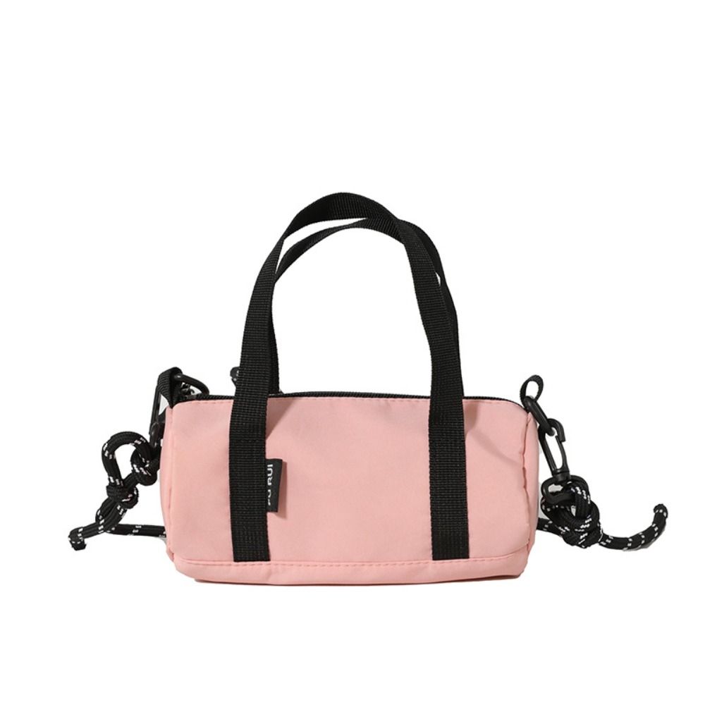 Однотонная сумка-подушка в корейском стиле, на плечо, модная нейлоновая сумка кроссбоди, для улицы