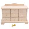 1:12 Miniature Cabinet Triple Chest of Drawers Furniture Model Toy Dollhouse Accessories