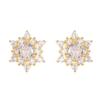 Серьги Banyan Tree S925 Silver Snowflake Diamond - Элегантный дизайн для осени/зимы