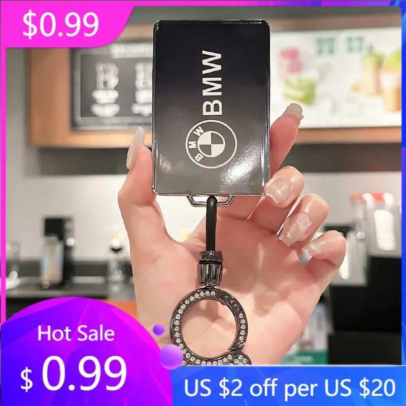 2025 Fashion TPU Car NFC Digital Card Key Case Cover Holder Shell For BMW 2025 5 7 Series X5 X7 535le 2022 Auto Keychain Acce