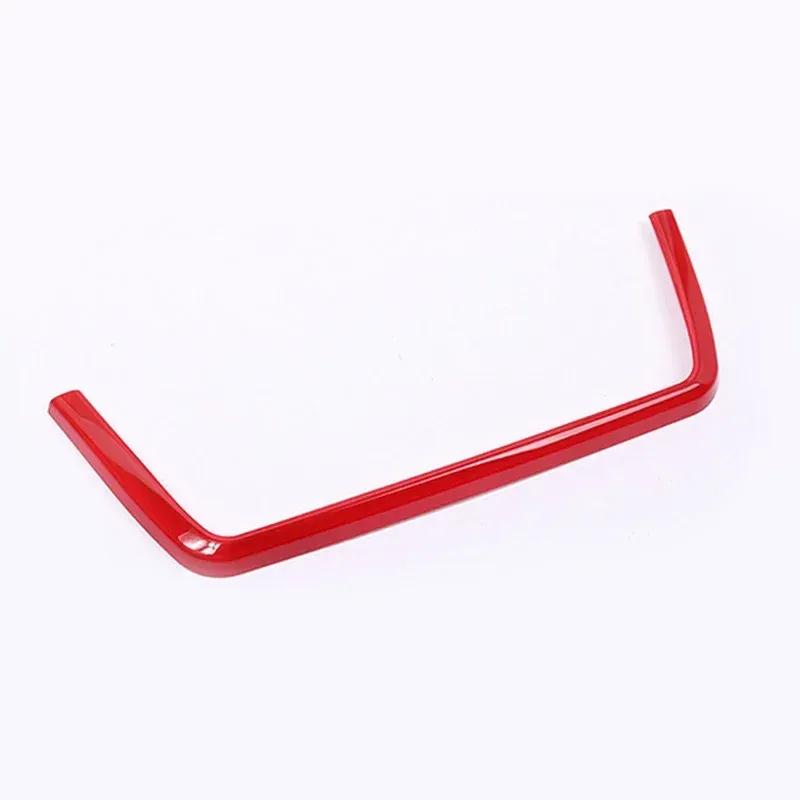 ABS Car Interior Center Console CD Panel U-Shaped Frame Sticker Trim For BMW 3/4 Series F30 F36 F31 F34 F35 F32 F33 2013-2018