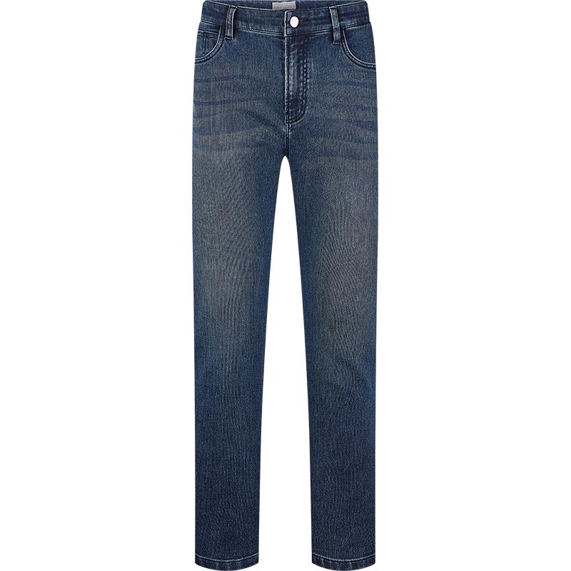 Seven Brand Men's Jacquard Denim Straight-Leg Jeans