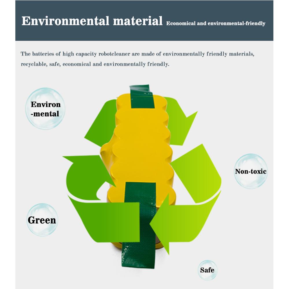 Sweeper Battery 14.4V 3500mAh Ni-MH Battery for IRobot Roomba 500 600 700 800 900 Series Vacuum Cleaner IRobot Roomba 600 620 650 700 770