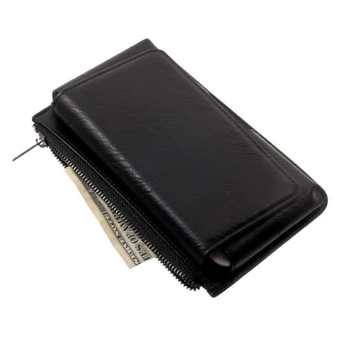 Étui À Ceinture Horizontale - HiSense - F25 - Cuir Synthétique - Noir - Poche Intérieure